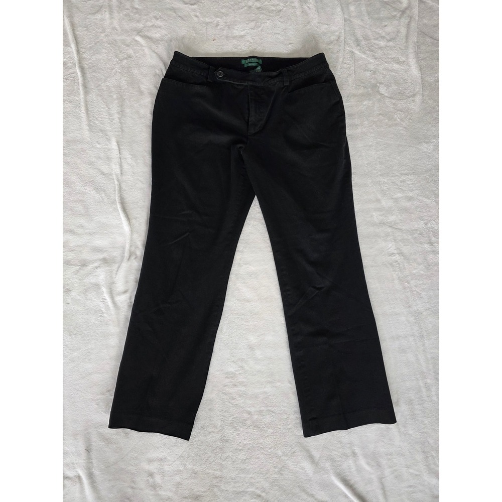 Lauren Ralph Lauren Black Bootcut Pants Size‎ 14